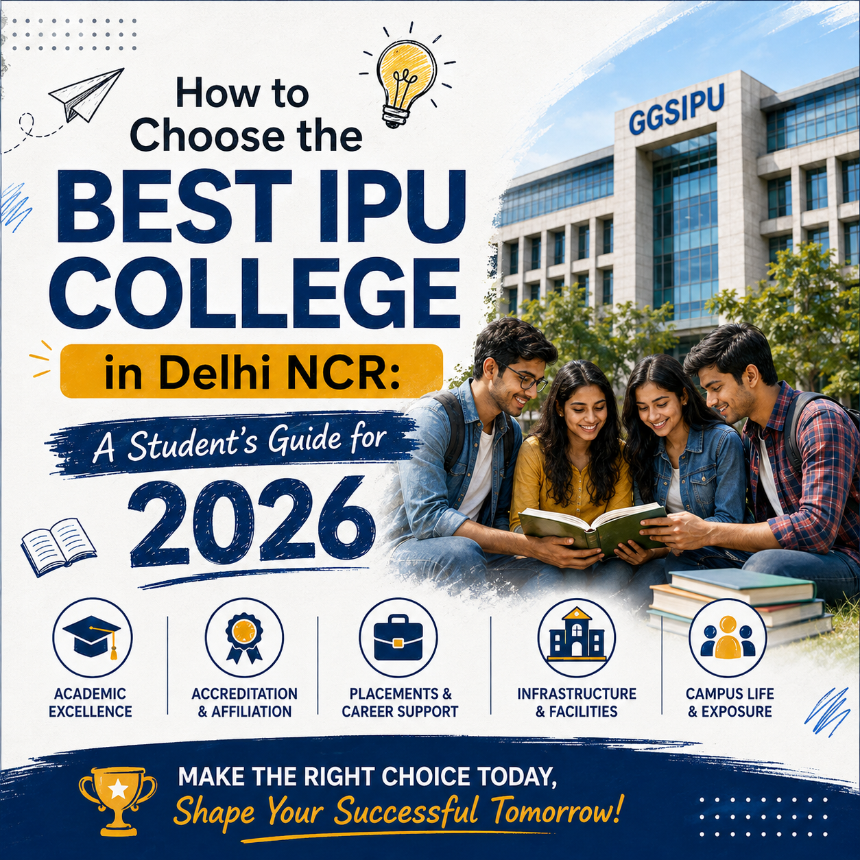 How to Choose the Best IPU College in Delhi NCR: A Student’s Guide for 2026